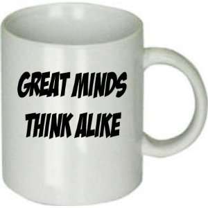  Great Minds Think Alike Ceramic Drinking Cup Everything 