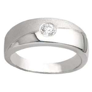    0.15Ct. 14K. White Gold Round Diamond Promise Ring Jewelry