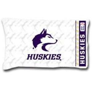  Washington Huskies Pillowcase   Standard Sports 
