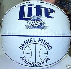 Miller Lite Rick Pitino Inflatable Basketball Sign Rare  
