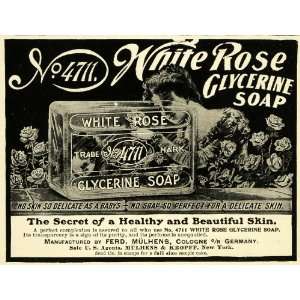  1902 Ad No 4711 White Roce Glycerine Soap Ferd Mulhens 
