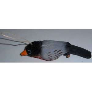  Bird Ornament, Robin   Natural Materials 