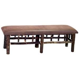  Hickory 48 Bench with Upholstered Seat