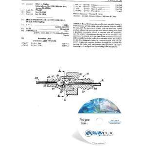   NEW Patent CD for BLOOD SPECIMEN COLLECTION ASSEMBLY 