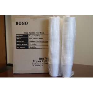  Bono 8oz Paper Hot Cup 20pk of 50