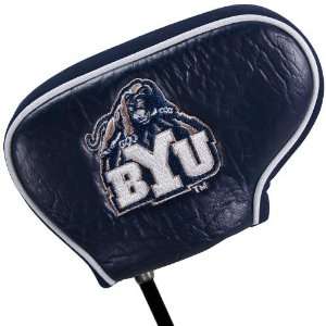  Brigham Young Cougars Navy Blue Blade Putter Cover Sports 