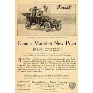  1911 Ad Maxwell Briscoe Model EA Antique Car Poucher 