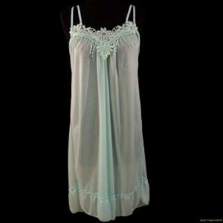 Sexy Nightgown w/Embroidery PJ S M L XL XXL #S1101  