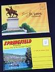 VINTAGE MISSOURI Foldin Postcard St.Louis Springfield