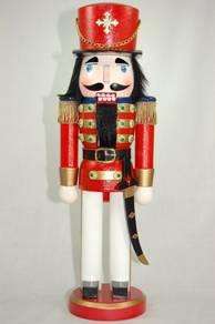   he wears royal uniform with dignity saber at his side condition new n