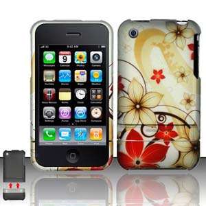 HARD CASE PLASTIC PROTECTOR FOR APPLE IPHONE 3G 3GS RED IMAGE COVER 