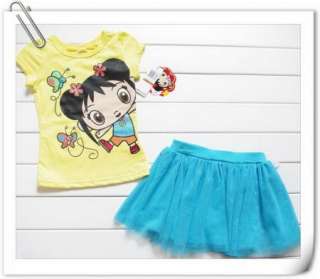 Girls S1 7Y Dress Skirt+Top Set Kids Clothes Pants Tutu Disney 