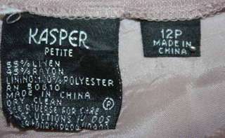 Kasper sz 12P 12 Petite Womens Dress Pants Purple GE75  
