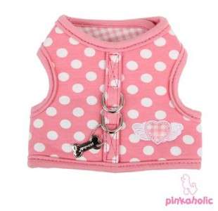 Pinkaholic/Puppia Soft Dog Harness FLORENCE PINK  S,M,L  