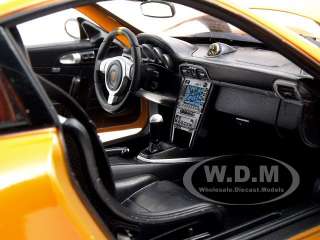 PORSCHE 911 (997) GT3 RS ORANGE 1/18 DIECAST MODEL CAR BY WELLY 18015 