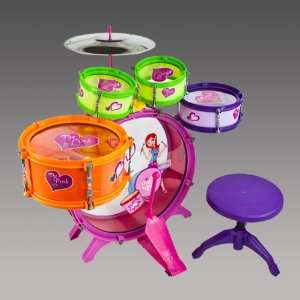  8pc Kids Boy Girl Drum Set Musical Instrument Toy Princess 