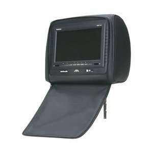   New Generation 7inch TFT LCD Monitor Headrest w/Zippered Cover Black