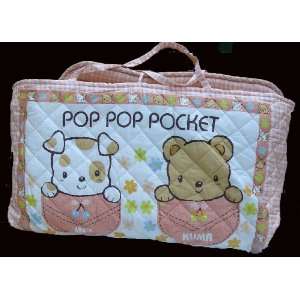  Pop Pop Pocket Cute Girls Baby Crib Bedding set 6pc Baby