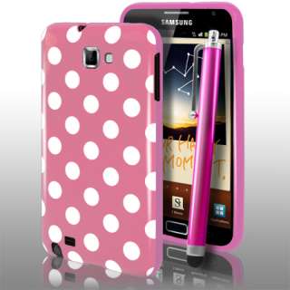 London Magic Store   Baby Pink Polka Dots Gel Case For Samsung Galaxy 