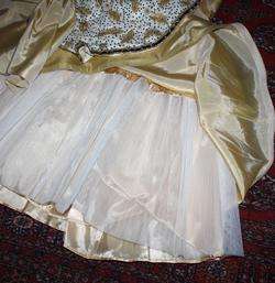 Jovani New York Gold Sequin Beaded Ravishing 2pc Dress Gown 10  