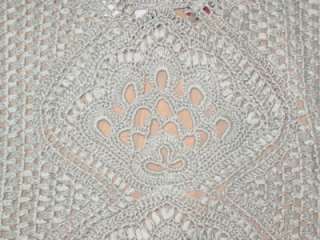 OSCAR DE LA RENTA crochet silk halter top NEW $890 L  