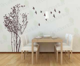 Large Tree Bird Removable Wall Decal Vinyl Sticker Deco  