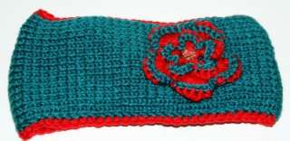 NEW Handmade Crochet Knit Crochet Headband with Flower  