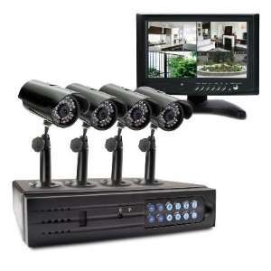 Swann Security DVR Camera + 7IN LCD Kit Installed 320GB 