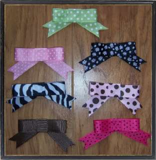 PERSONALIZED/MONOGRAM/CUSTOM Pink Zebra Baby Girls Hair Bow/Crochet 