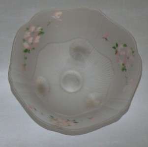 Tiffin Lancaster Satin Glass Bowl Plate Painted Lot  