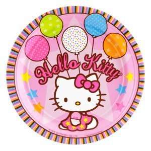    Hello Kitty Pink Balloon Dreams Dessert Plates (8 pc) Toys & Games