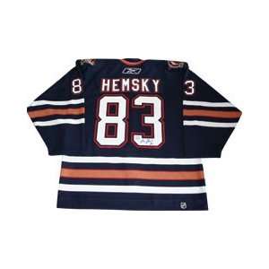  Ales Hemsky Autographed Jersey 