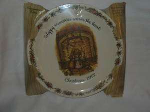 Holly Hobbie Christmas 1972 Collector Plate  