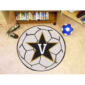 Vanderbilt Soccer Ball Rug 