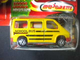 MAJORETTE LOT OF 7 SCHOOL BUS VAN AVIS TRUCK NEW IN PACKAGE Ref.173 