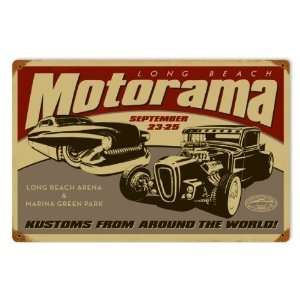  Motorama Automotive Vintage Metal Sign   Victory Vintage 
