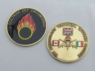   Ammunition Technical Officer Course Ammo ASA Military Challenge Coin