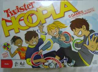 TWISTER HOOPLA/5 GAMES IN ONE BOX/NEW SEALED  