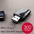 Mini USB Wireless N Network Adapter RTL8191SU 300M WiFi
