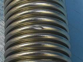 Stainless Steel Vacuum Bellows Flex Line Hose 10 long  