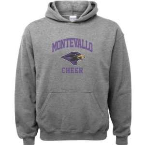 Montevallo Falcons Sport Grey Youth Varsity Washed Cheer Arch Hooded 