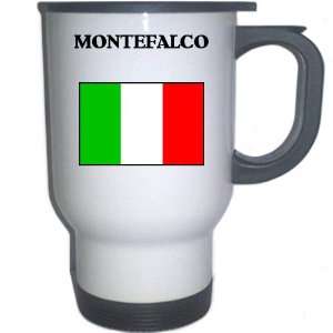  Italy (Italia)   MONTEFALCO White Stainless Steel Mug 