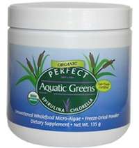 Perfect Aquatic Greens Spirulina & Chlorella ~ Powder 094922041531 