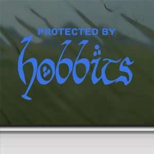  Protected By Hobbits Blue Decal Lord Of The Rings Blue 