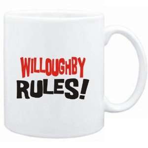  Mug White  Willoughby rules  Male Names Sports 