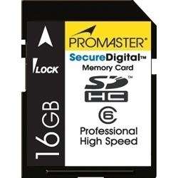 PROMASTER SDHC 16GB CLASS 6 MEMORY CARD  