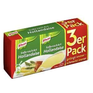 Knorr Sauce by Type Hollandaise 3 Pack  Grocery & Gourmet 