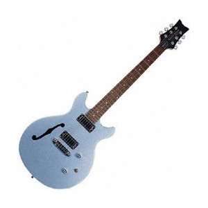    Retro H Guitar Semi Hollowbody Guitar Ice Blue Musical Instruments
