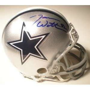  Jason Witten Autographed Dallas Cowboys Riddell Mini 