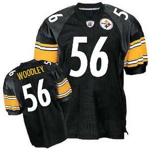  Pittsburgh Steelers 56 Lamarr Woodley Black NFL Jerseys 